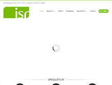 Tablet Screenshot of isrecruit.com